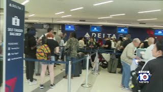 Flight delays, cancelations continue after FLL reopens