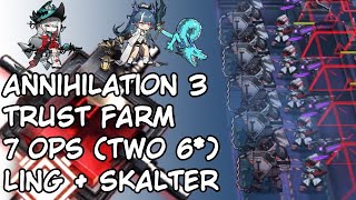 Annihilation 3 | Trust Farm | 7 Ops (Ling   Skalter) | Arknights | Lungmen Downtown Guide