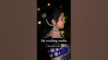 Let me know if you want a detailed video for all or any of my wedding outfits!