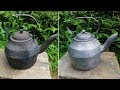 Antique metal kettle Restoration | Old Tea Kettle Repair