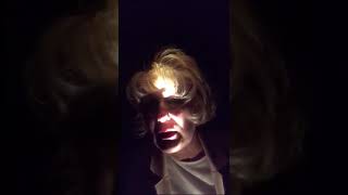 #QUARANTIMEKILLER Woman in closet with a flashlight