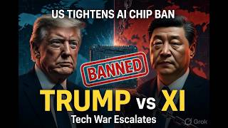 Trump vs Xi: US Tightens AI Chip Ban on China | Tech War Escalates