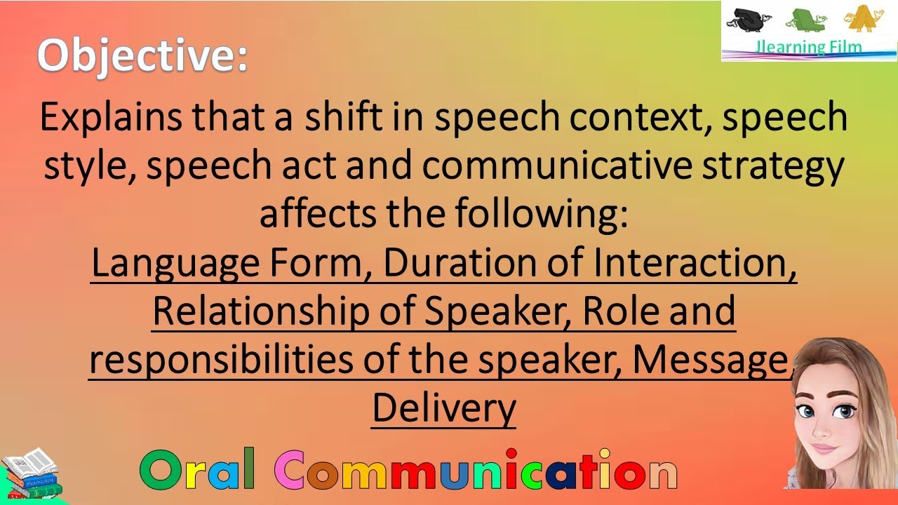 oral communication understanding speech context