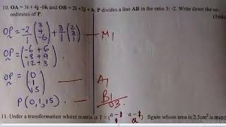 Vectors 2 ,Ratio Theorem ,Form 3  #KCSE