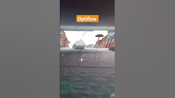 Optifine VS Normal Minecraft #minecraft #shorts #information #lifehacks #optifine