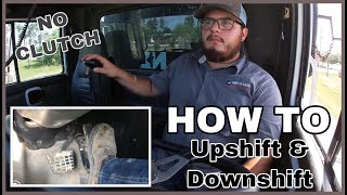how to upshift and downshift without the clutch floating gears
