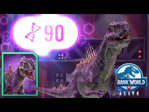 90 UNIQUE GIGANYX FUSE #3!!! (JURASSIC WORLD ALIVE)