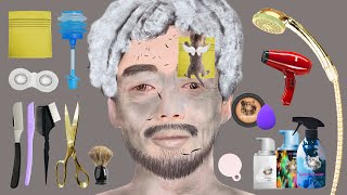 [ASMR] Homeless man Idol Transformation 3 /Makeup Animation/asmr