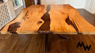 Epic Resin English Chestnut Dining Table