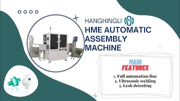 HME breathing filter assembly machine working process detail | medical equipment