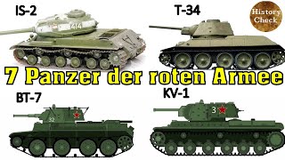 Die 7 berühmtesten sowjetischen Panzer im zweiten Weltkrieg!