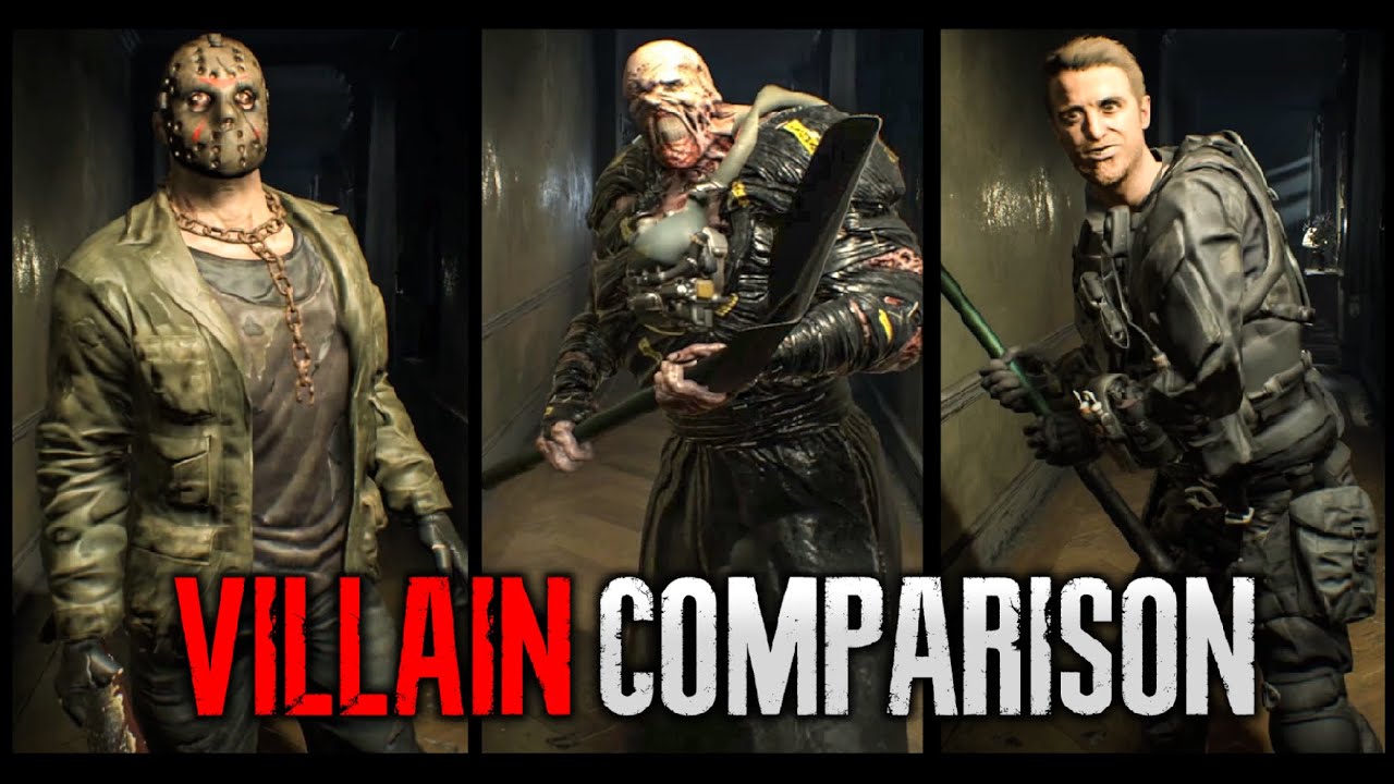 Villain Comparison Who is the Scariest ? Resident Evil 7 [MOD