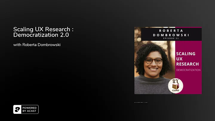 Scaling UX Research :  Democratization 2.0 with Ro...
