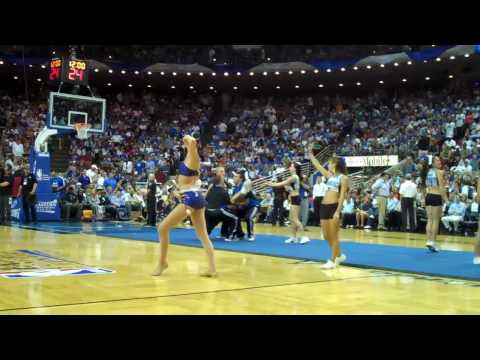 Jennifer Marcus performing for the Orlando Magic