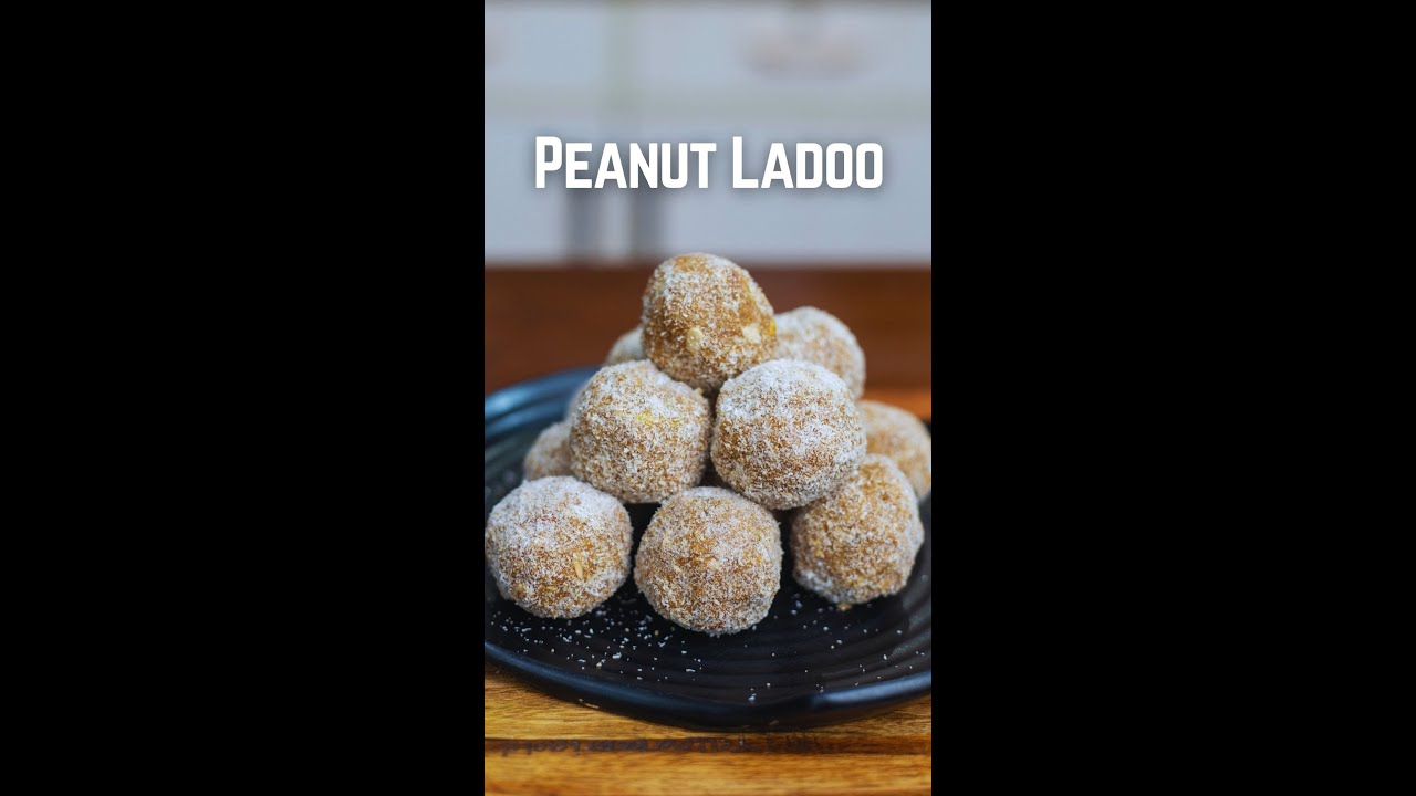 Peanut Ladoo | Vrat ke Ladoo | मूंगफली के लड्डू | Kunal Kapur Recipes | #NavratriRecipe #Shorts