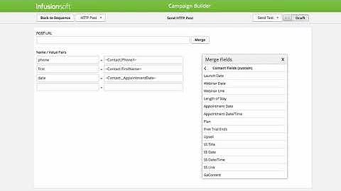 Infusionsoft  Using Custom Fields in SMS Text Messages
