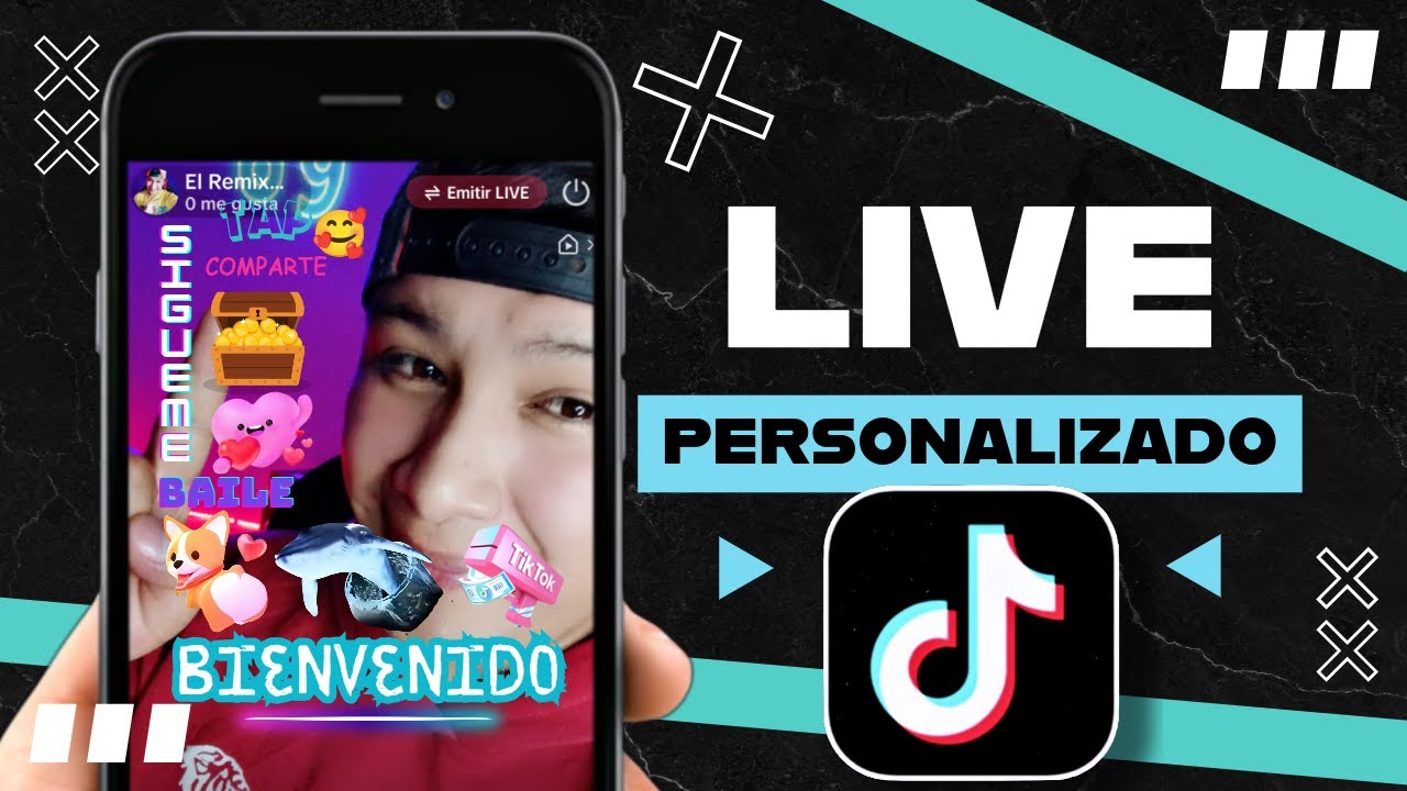 Cómo PONER STIKERS A MI TRANSMISIÓN LIVE TIKTOK | Tutorial