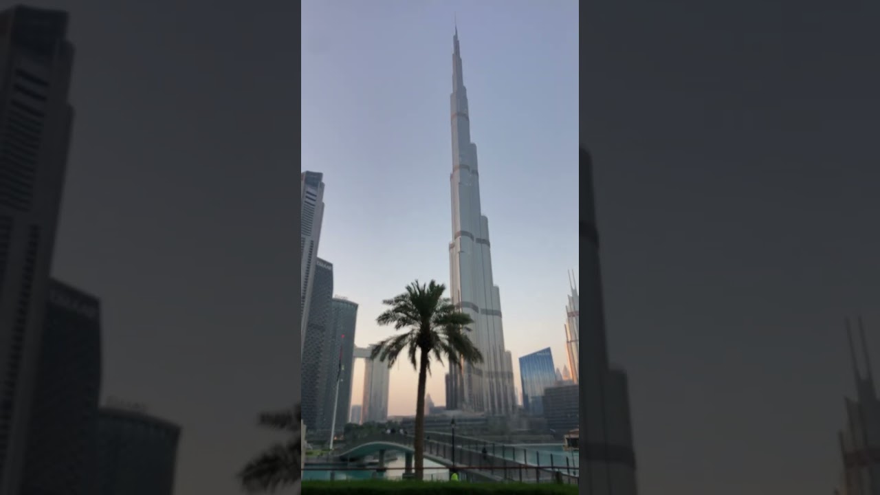 rolls Royce in Dubai burj Khalifa view 