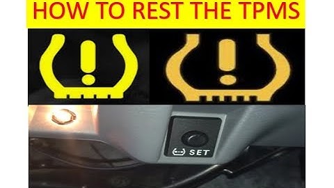 How To Reset Tire Pressure Warning Light On Toyota Tundra