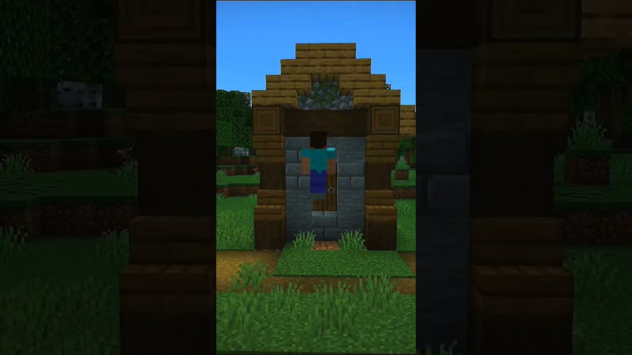 Gave This Humble Villager A Cozy Little Upgrade In Creative Mode 