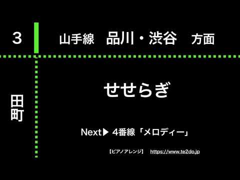【ピアノアレンジ】田町駅発車メロディー「スプリングボックス」「せせらぎ」「メロディー」