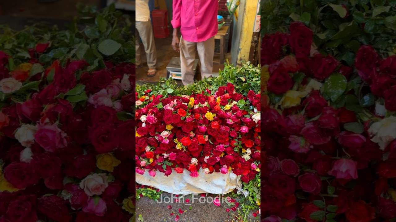 Famous flower market 😍vijayawadaytshorts youtube youtuber