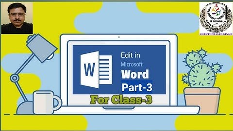 EDITING IN MS WORD (PART-3) #ItBloom #computerlearning #viralvideo2021
