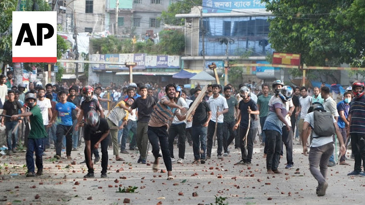 Violent clashes over quota system in government jobs leave scores injured in Bangladesh