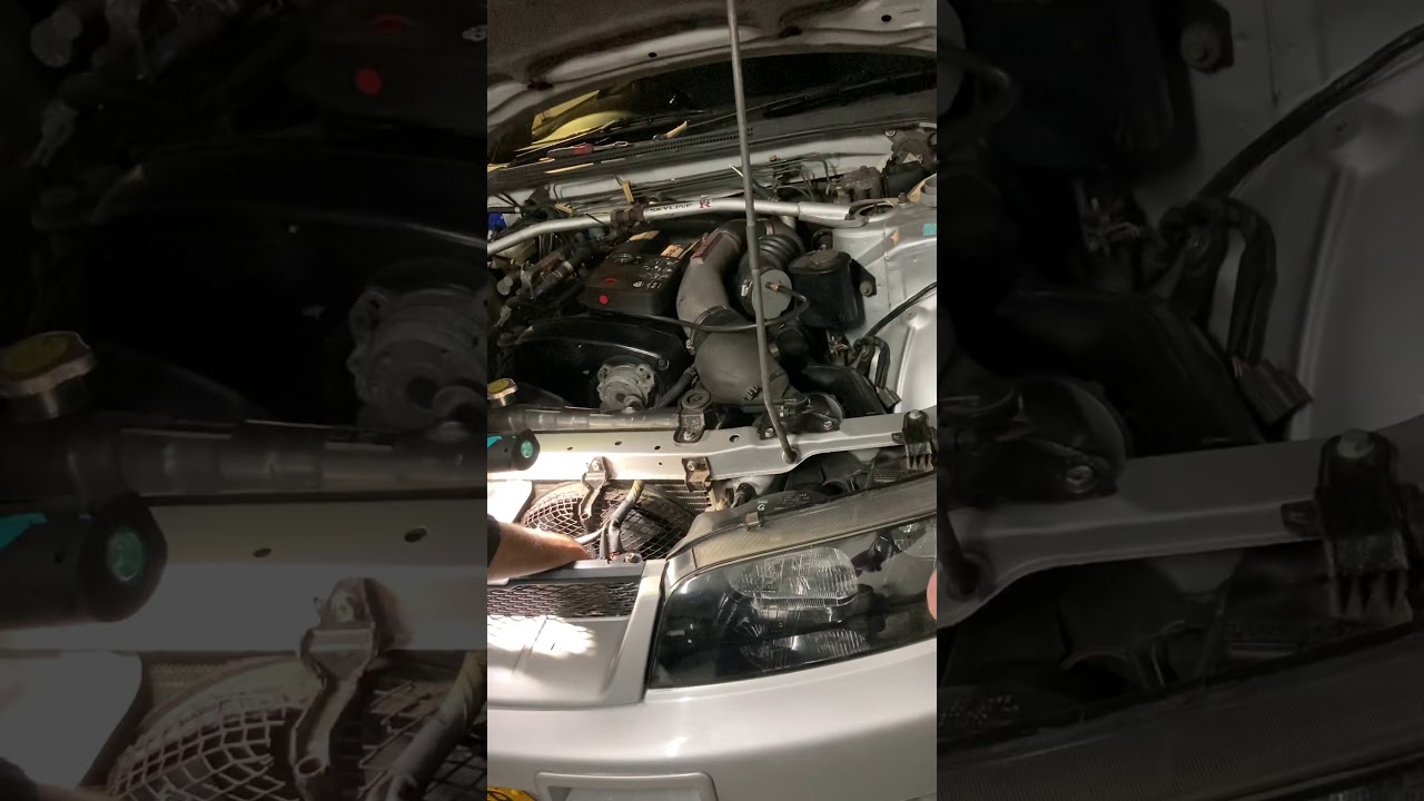 NISSAN SKYLINE R33 GTR boost leak test - testing