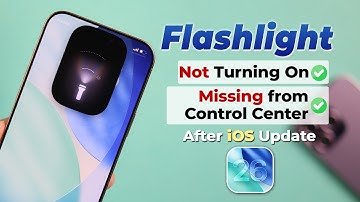 How to Fix iPhone Flashlight Not Working After iOS 26 Update!