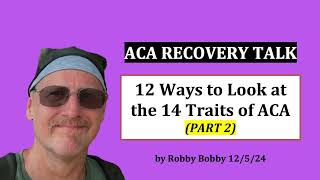 Part 2 - ACA Recovery Talk: 12 Ways to Look at the 14 Traits
