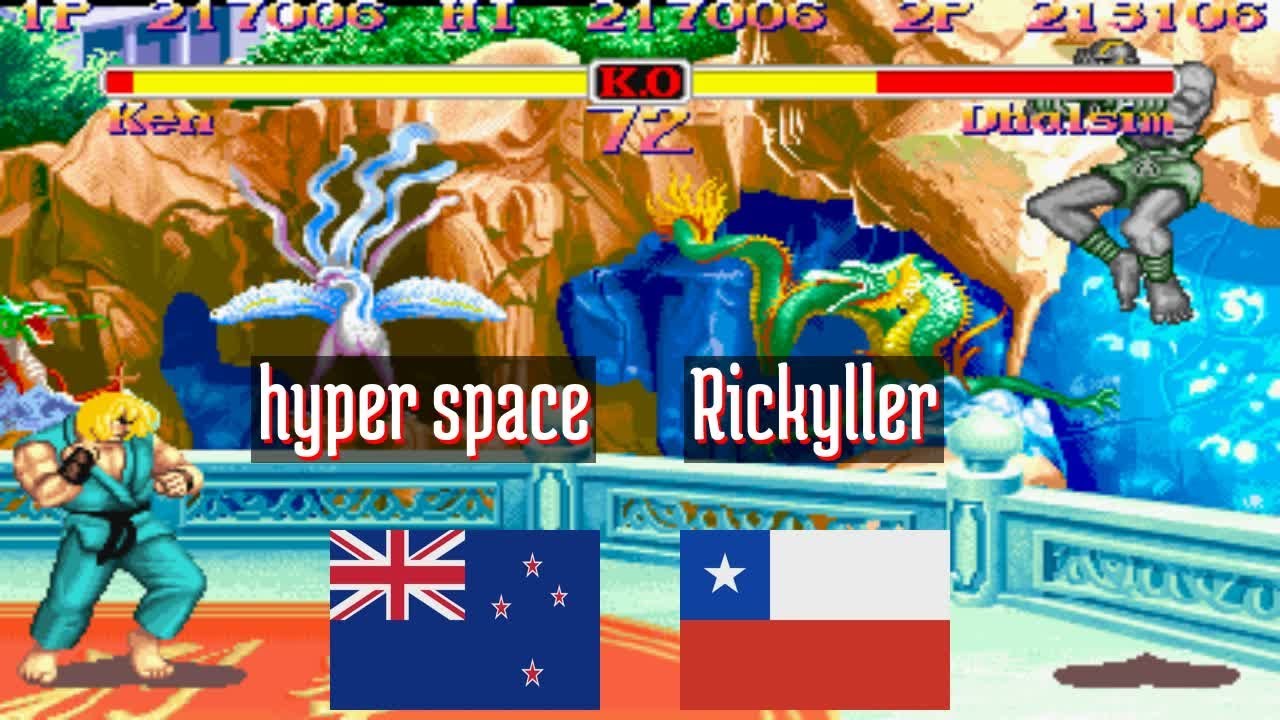 FT5 @ssf2: hyper space (NZ) vs Rickyller (CL) [Super Street Fighter II Fightcade] Jul 8