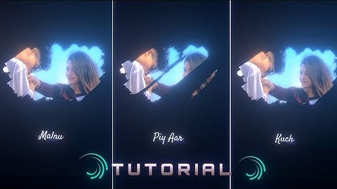 New viral reels paint brush lyrics status tutorial | Alightmotion | Lyrics video in alight motion