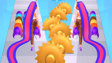 HAIR CHALLENGE game HIGH SCORE Walkthrough Gameplay All Levels iOS,Android  Game Max Level 70