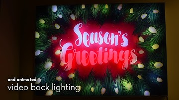 Flow-Motion Animated LED Light Box Displays