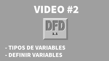 VIDEO #2 -  TIPOS Y DEFINICION DE VARIABLES (DFD 1.1)