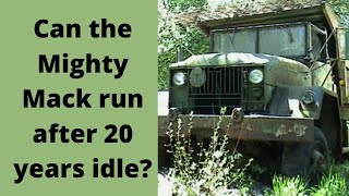 Revive a Military 5-ton 6x6 after 20 years?
The 1955 Mack M51 5-ton 6x6 hasnt been started in about 20 years. A non-mechanic truck owner is going to attempt to get it back to work for the underground dual Quonset Hut project. Revive a Military 5-ton 6x6 after 20 years?