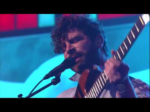 Foals Performs "Mountain At My Gates" on Colbert in 2016