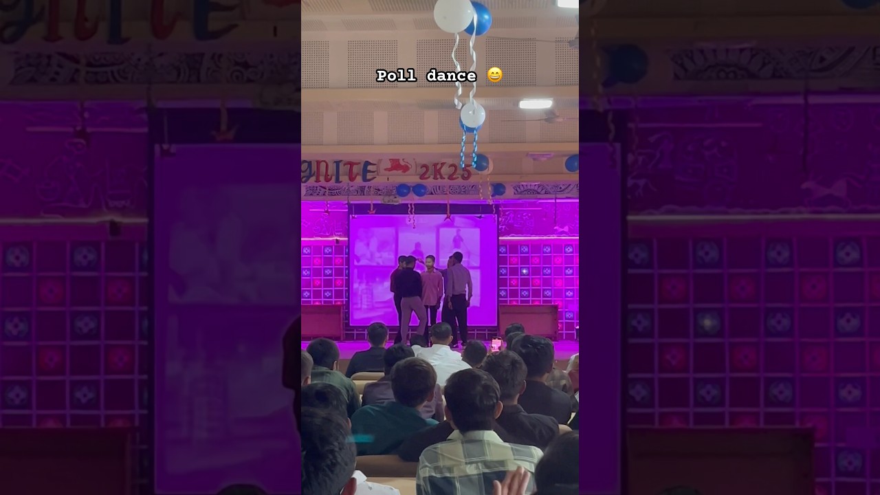 Poll Dance at Freshers Party 2025 