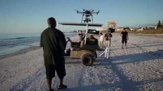 Behind the scenes of a Visit Florida Commercial with the Evolution Octo 3 Axis Evolution  Red Epic