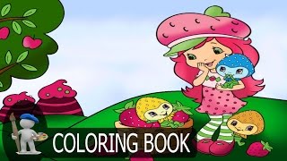 Strawberry Shortcake For Kids Coloring Pages Coloring Game screenshot 1
