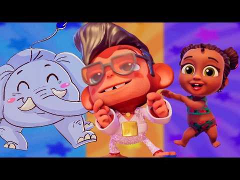 Let's Dance Like An Animal 🦀 + More Animal Songs | Nookaboos