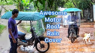 Making A Rain Cover For Motorcycle, Honda screenshot 4