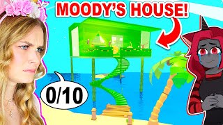 I Gave My BEST FRIEND AWFUL RATINGS For Her Houses In Adopt Me! (Roblox)