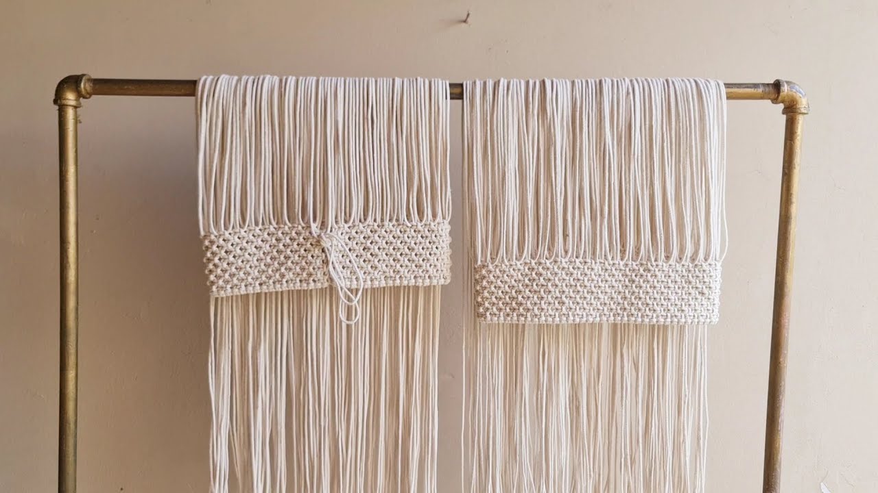 Cinturón/falda en macramé