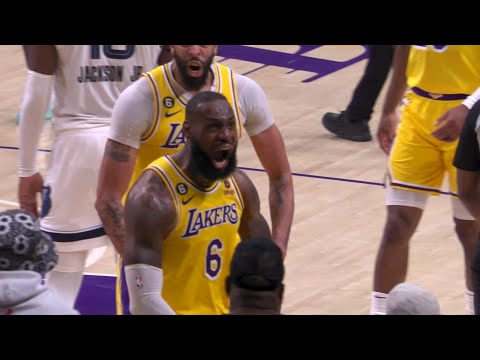 INSANE GAME! Los Angeles Lakers vs Memphis Grizzlies Final Minutes ! 2022-23 NBA Playoffs