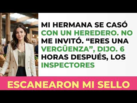 “¡Eres Una Vergüenza!” Mi Hermana Me Echó De Su Boda Tequilera… Hasta Que Escanearon Mi Sello.