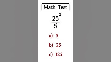 Math Test – Comment your answer ✍️