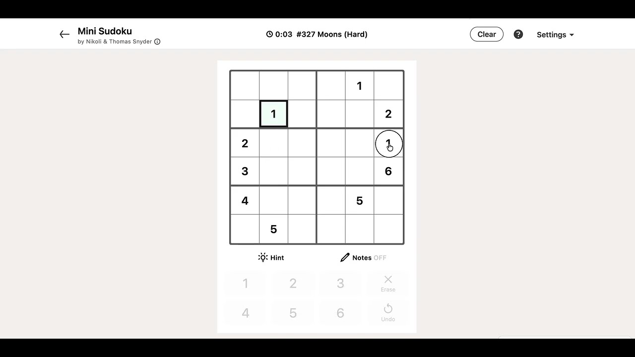LinkedIn Mini-Sudoku Answer Today | 04 July 2026 - Puzzle #327