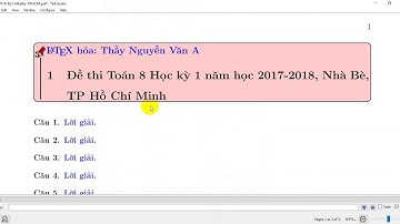 Hướng dẫn sử dụng gói Ex-test để soạn đề thi (phần 1)